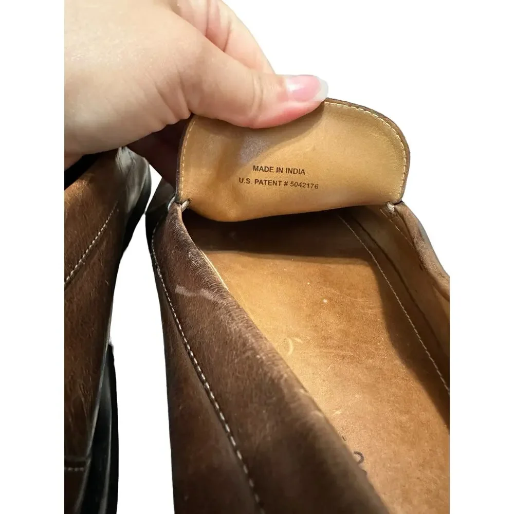 Cole haan men's brown leather‎ loafer size 10
